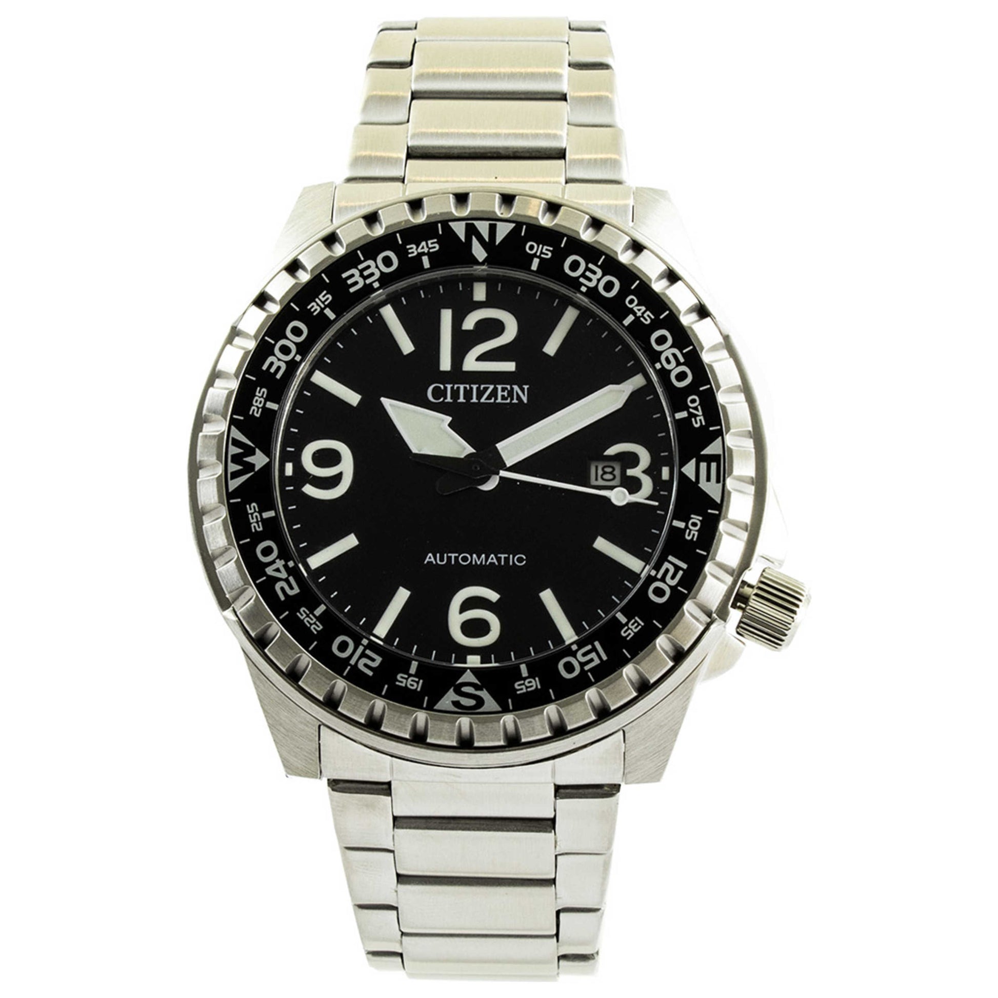 Front view of Citizen Classic Men's Automatic Watch NJ2190-85E