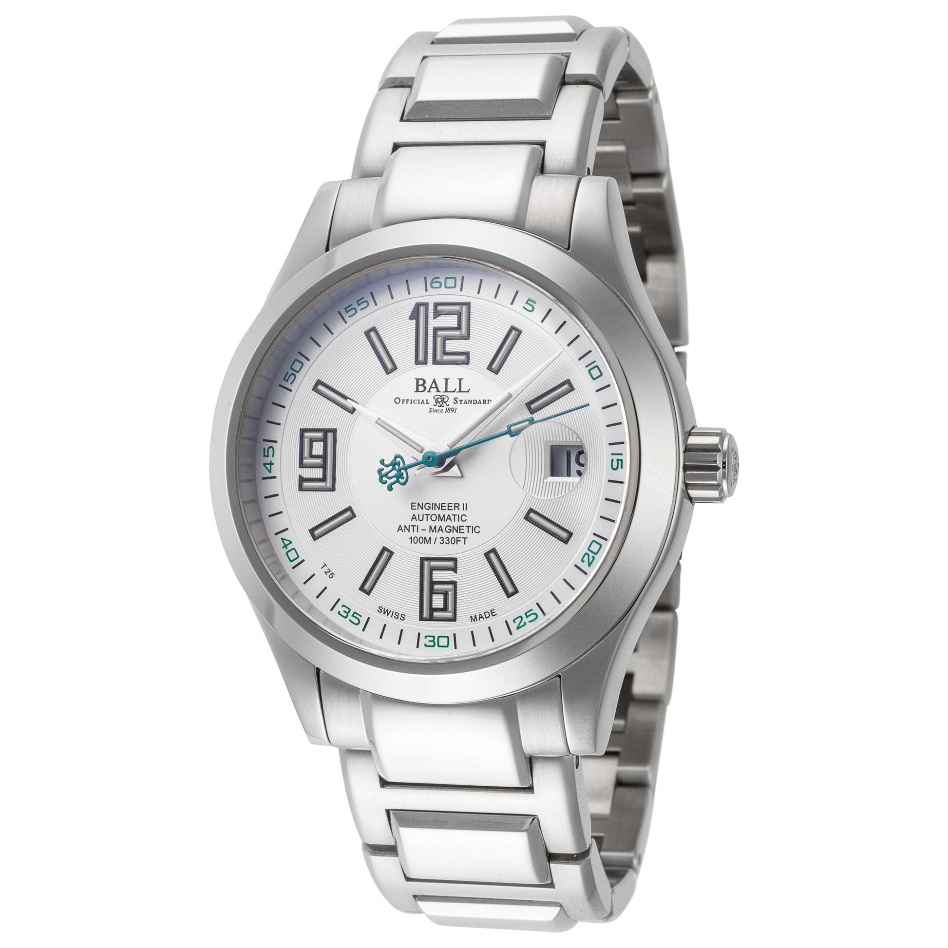 Front view of Ball Engineer II Men's Automatic Watch NM1020CS4WH