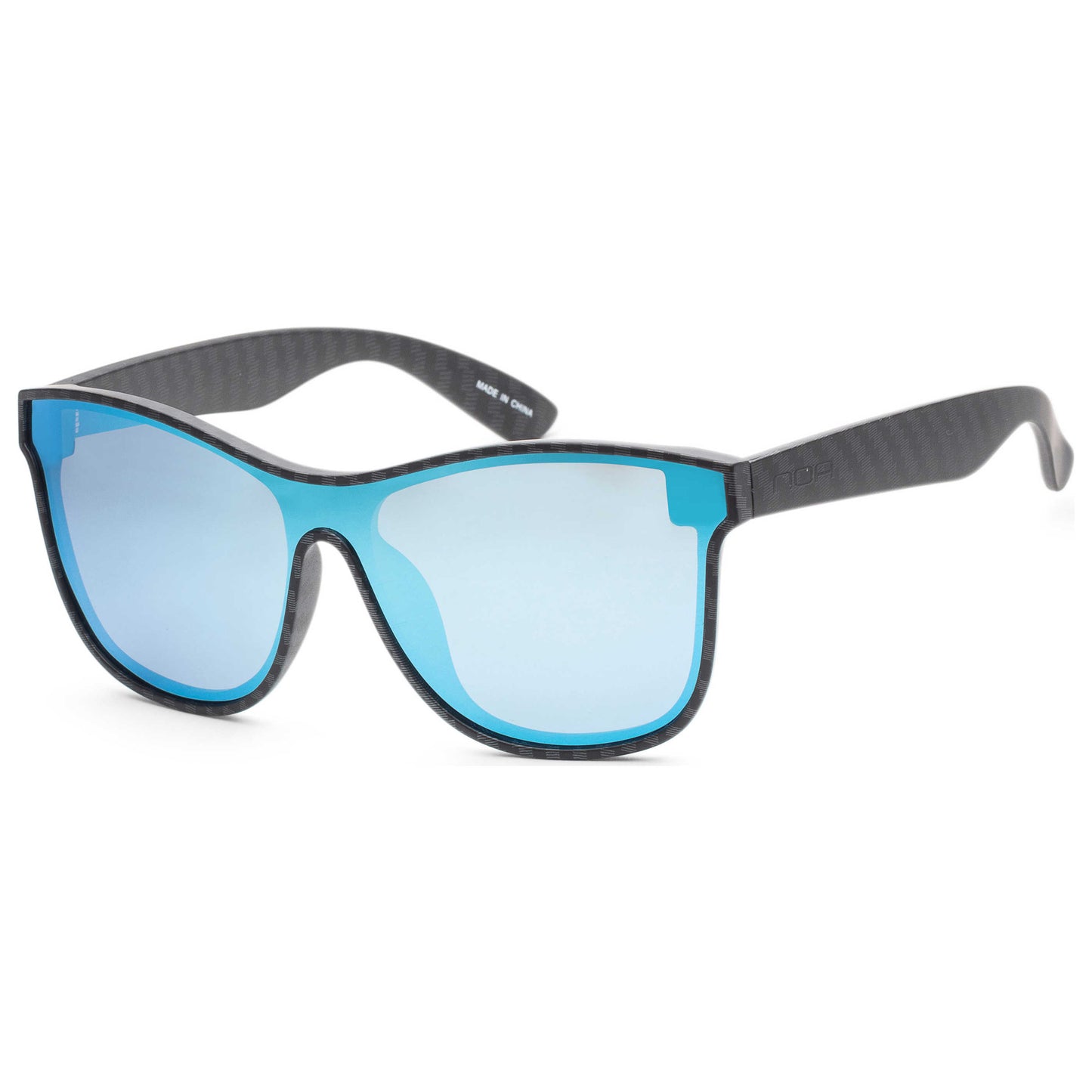 Front view of N.O.A Men's Sunglasses NOAEW-001BUMR