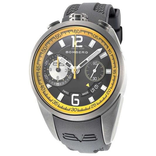Front view of Bomberg 1968 Men's Automatic Watch NS39ASS-SI0-1-LBR