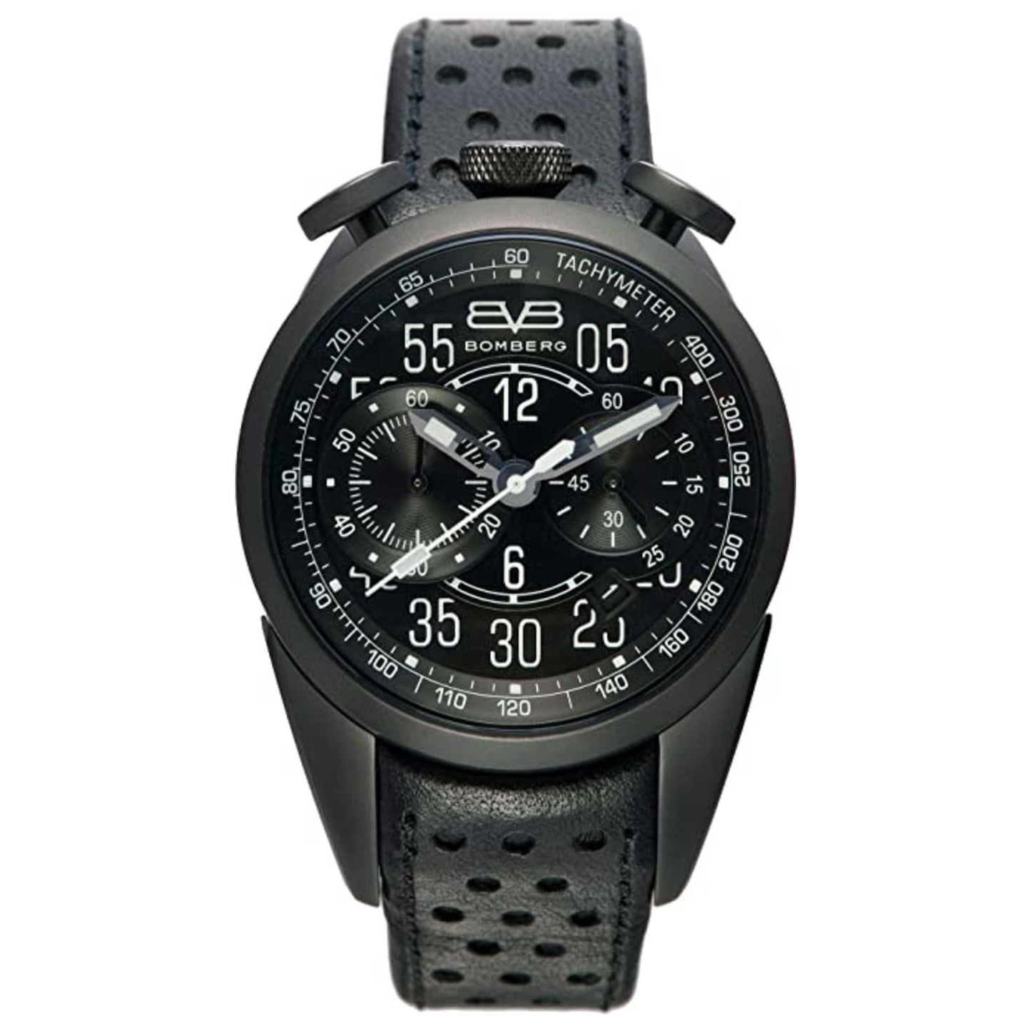 Front view of Bomberg 1968 Men's Quartz Watch NS39CHPBA-BA0-3-LBA