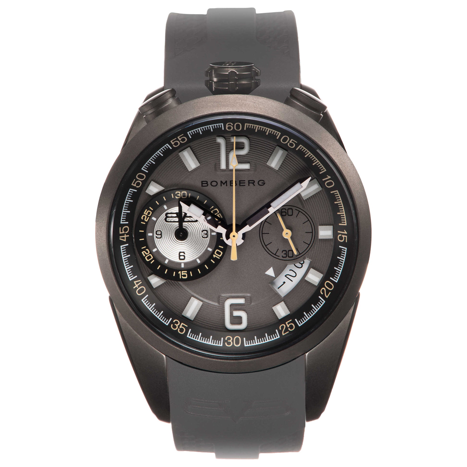 Front view of Bomberg Bolt-68 Men's Quartz Watch NS39CHPGM-0060-2