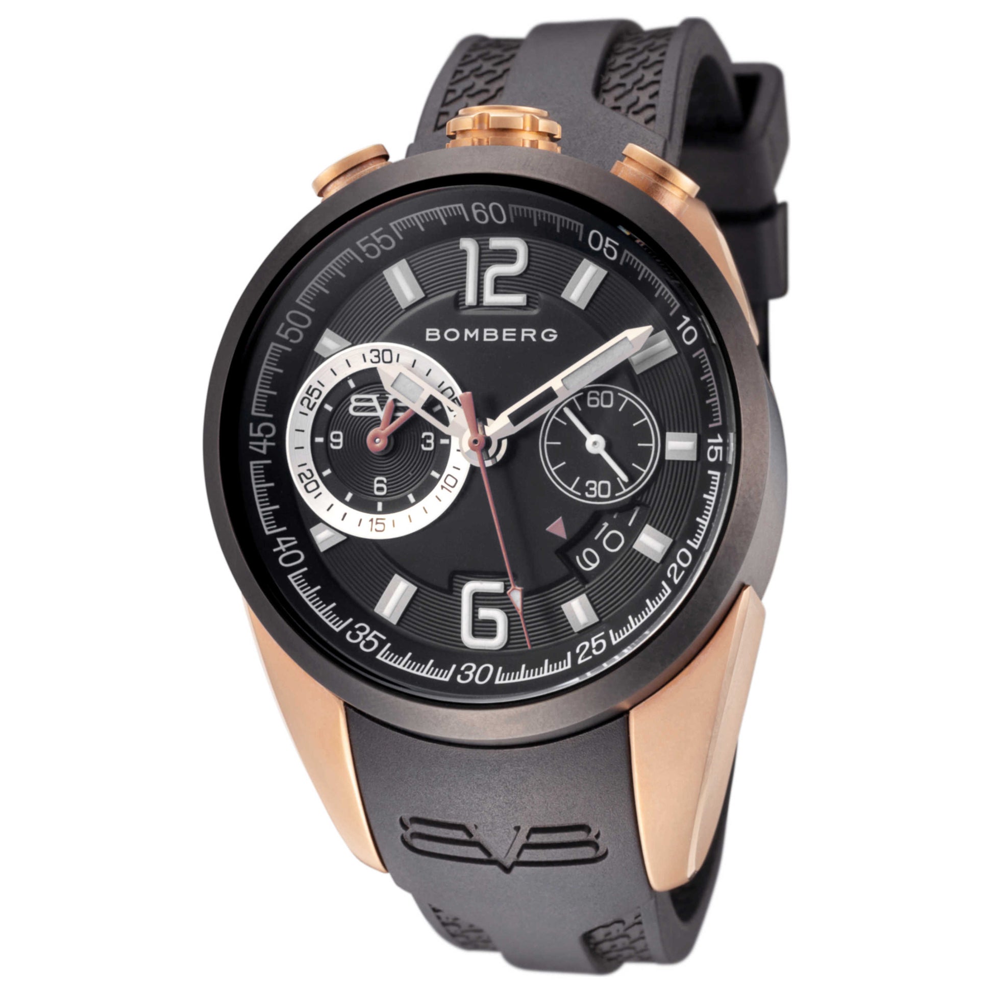 Front view of Bomberg Bolt-68 Men's Quartz Watch NS39CHTT-0067-2