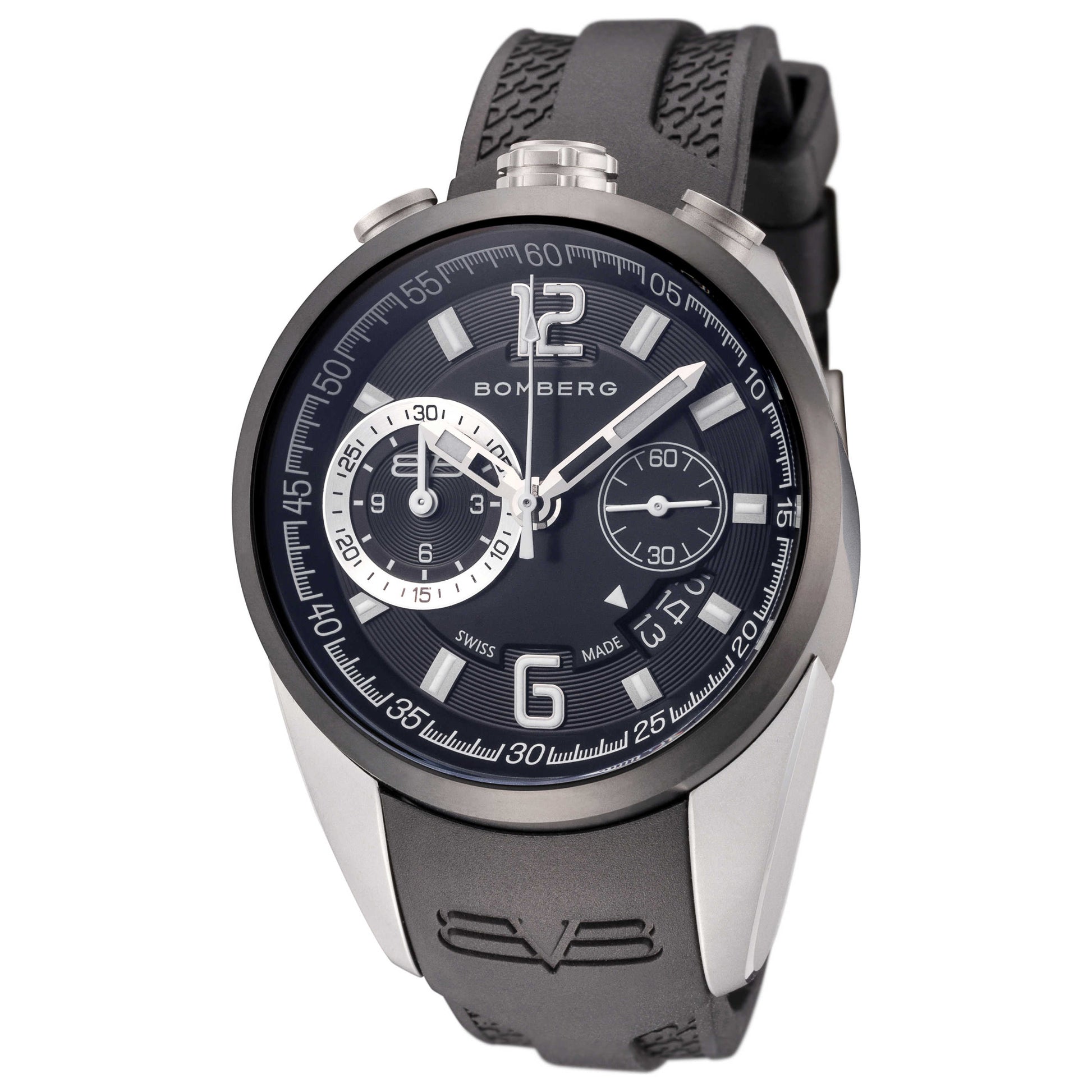 Front view of Bomberg Bolt-68 Men's Quartz Watch NS39CHTT-0069-2