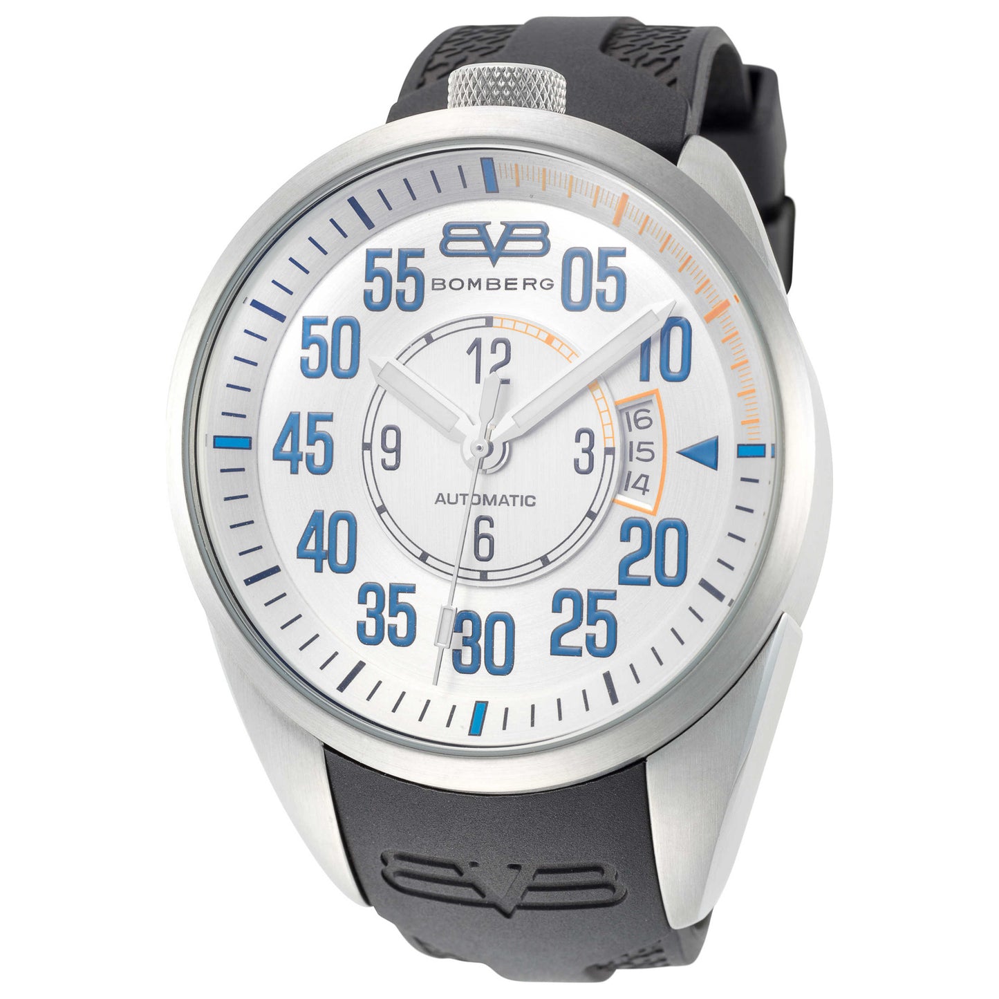 Front view of Bomberg 1968 Men's Automatic Watch NS44ASS-SI0-2-LBA