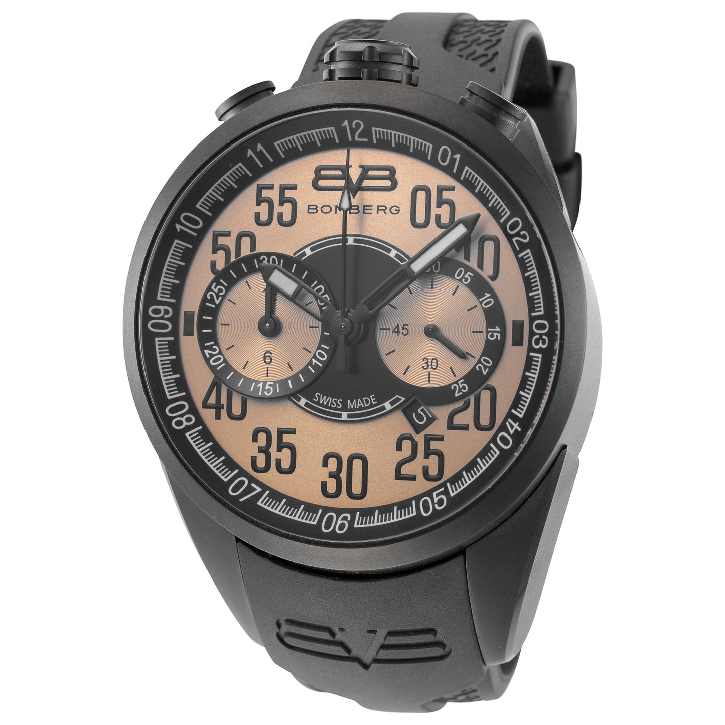 Front view of Bomberg Bolt-68 Men's Quartz Watch NS44CHPBA-0087-2