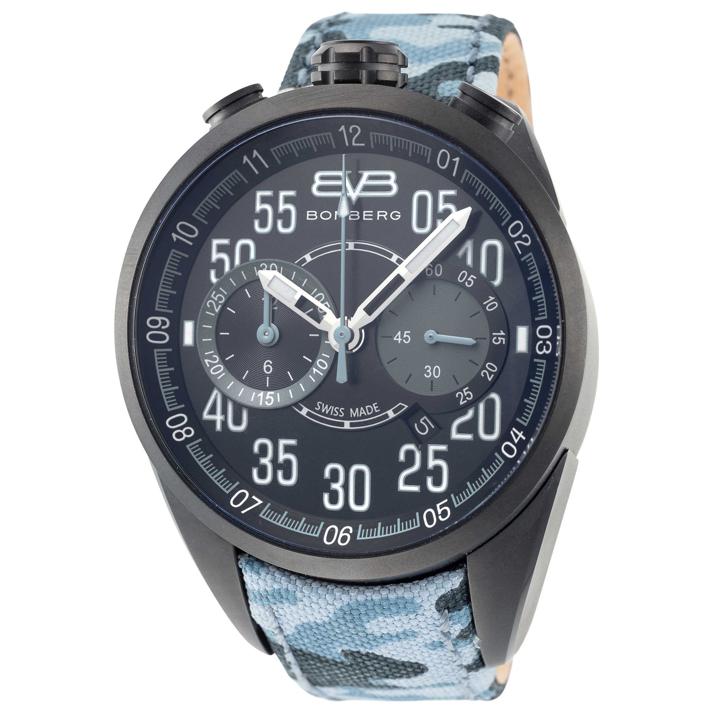 Front view of Bomberg Bolt-68 Men's Quartz Watch NS44CHPBA-0094-2
