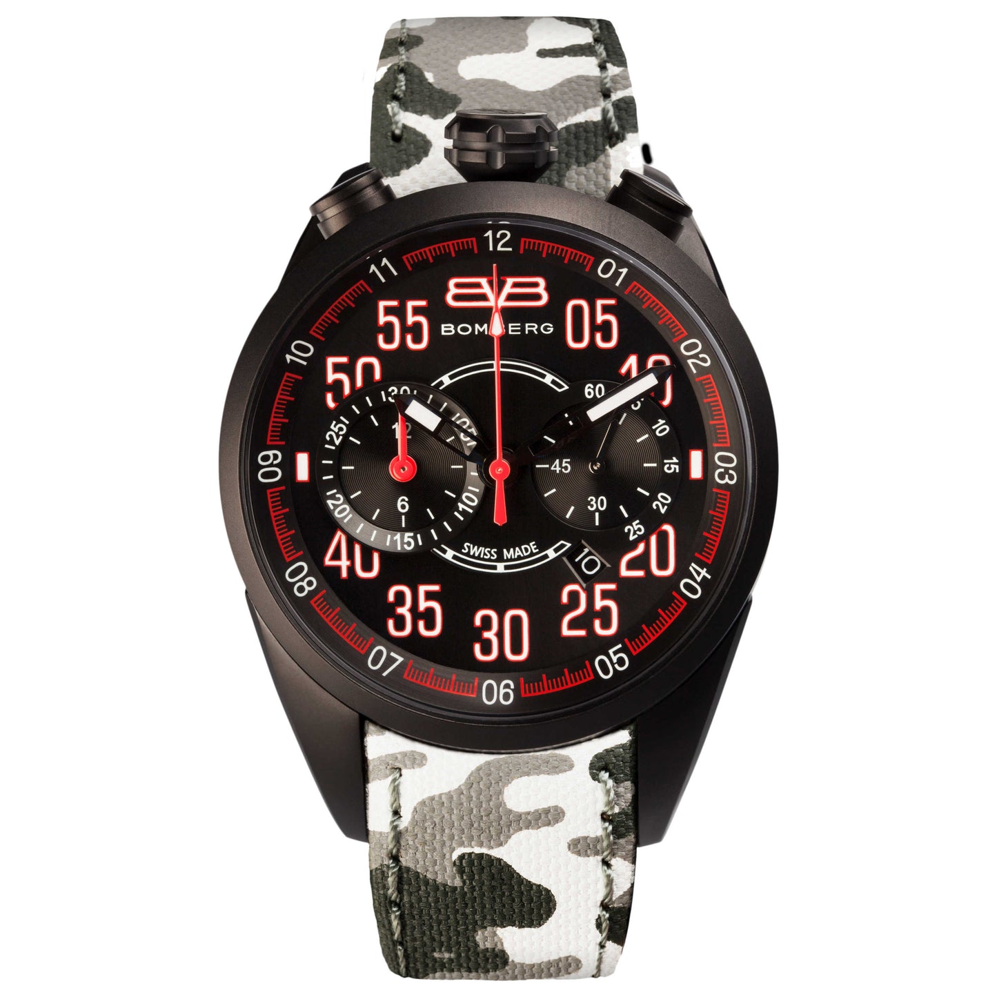 Front view of Bomberg Bolt-68 Men's Quartz Watch NS44CHPBA-0096-2