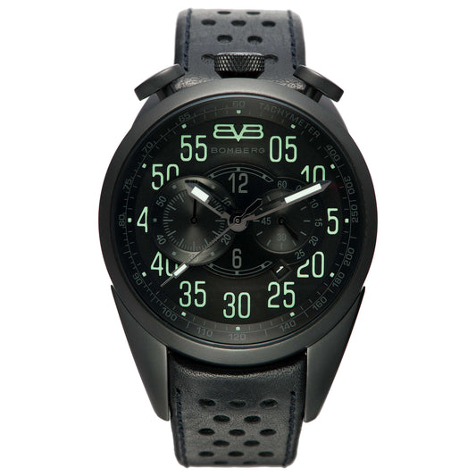 Front view of Bomberg Bolt-68 Men's Quartz Watch NS44CHPBA-BA0-4-LBA