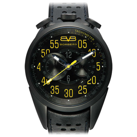 Front view of Bomberg 1968 Men's Quartz Watch NS44CHPBA-BA0-7-LBA