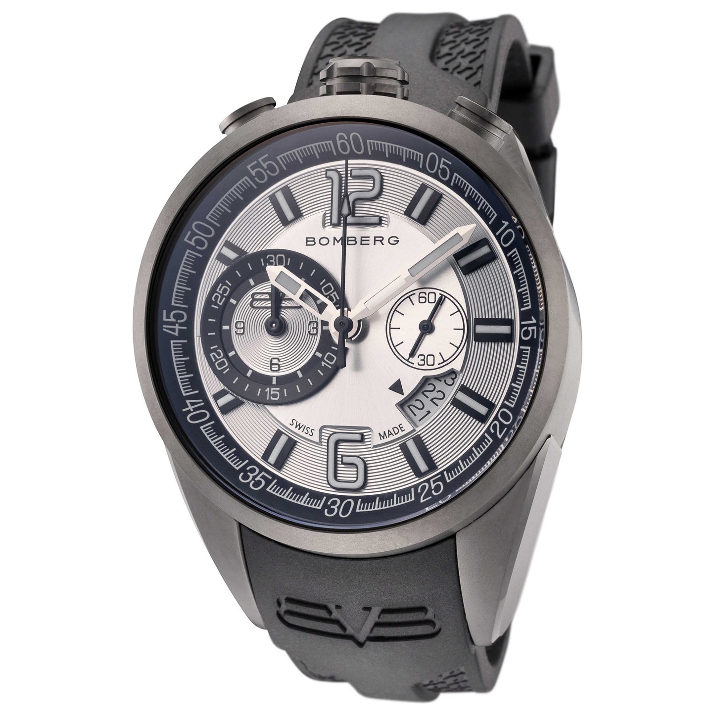 Front view of Bomberg Bolt-68 Men's Quartz Watch NS44CHPGM-0082-2