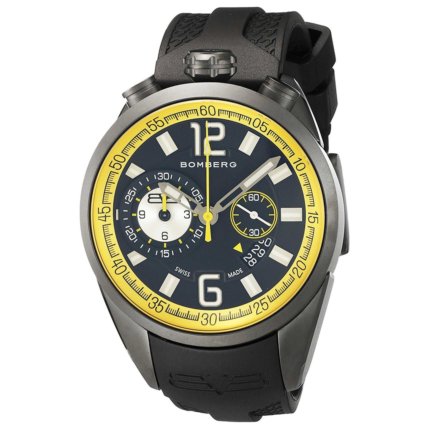 Front view of Bomberg Bolt-68 Men's Quartz Watch NS44CHPGM-0083-2