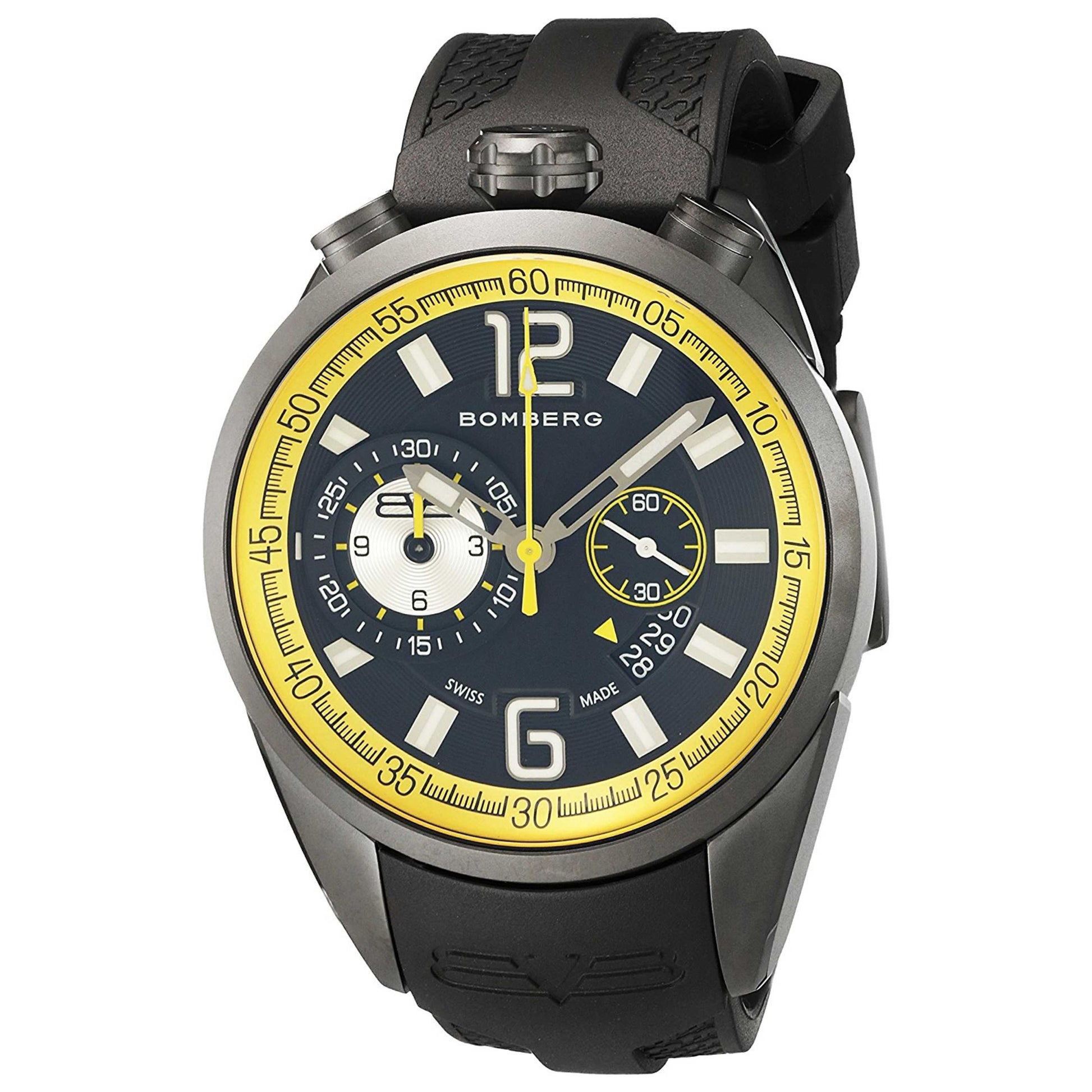 Front view of Bomberg Bolt-68 Men's Quartz Watch NS44CHPGM-0083-2