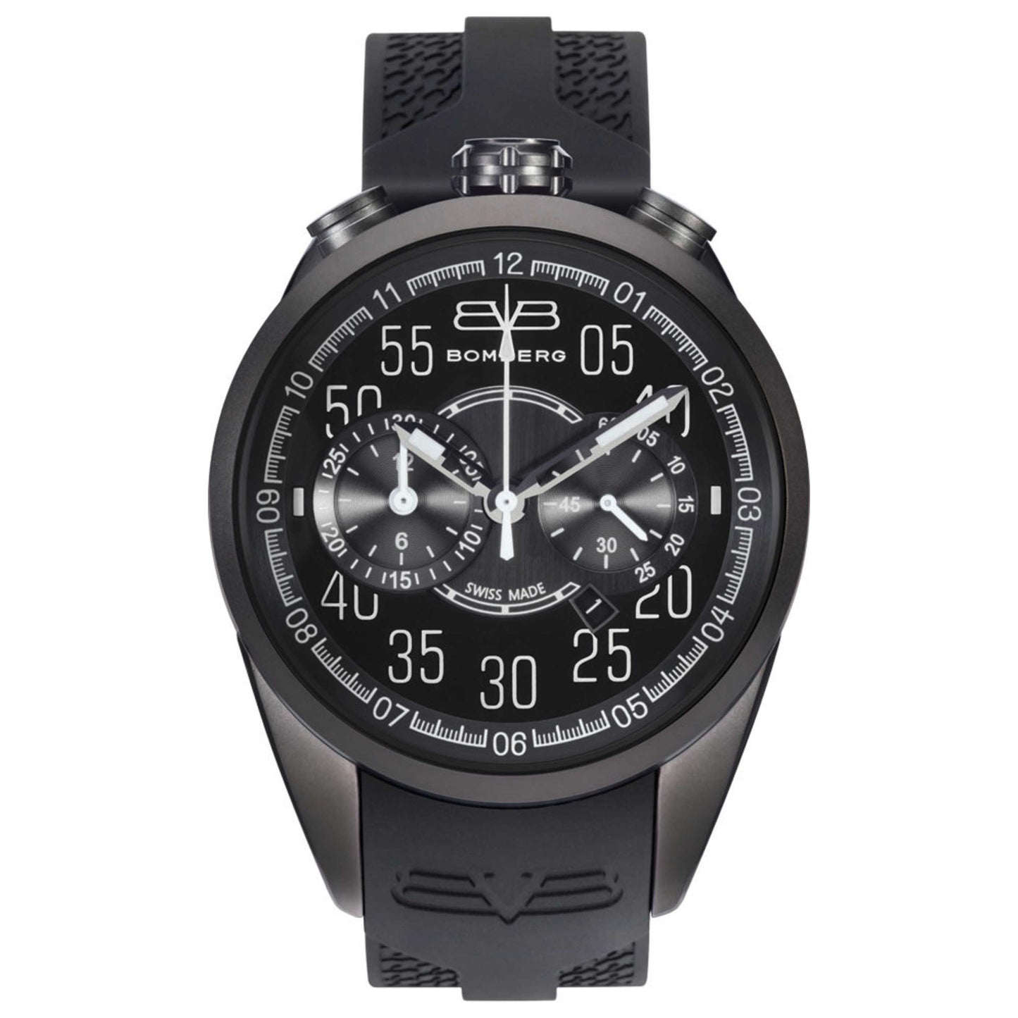 Front view of Bomberg Bolt-68 Men's Quartz Watch NS44CHPGM-0084-2