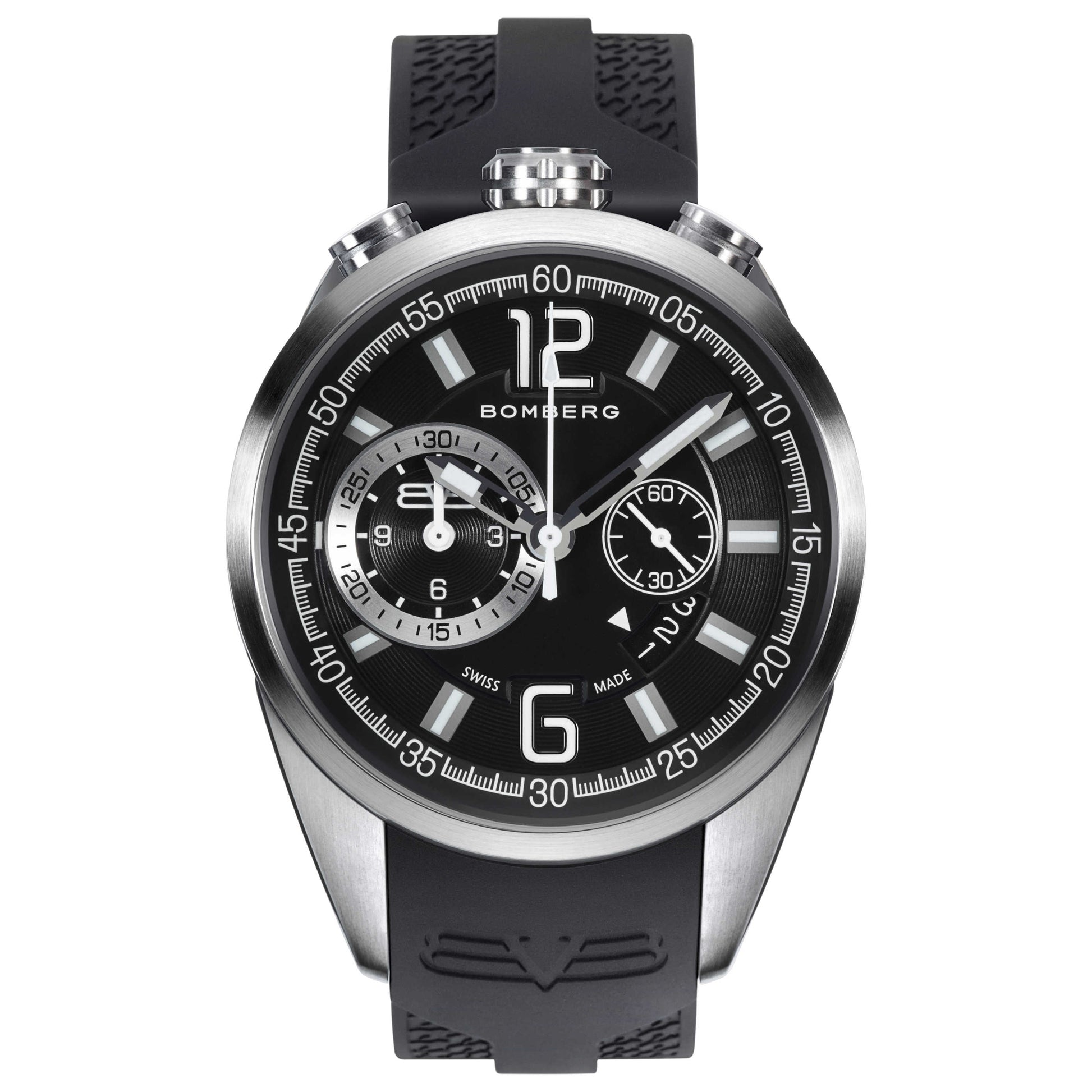 Front view of Bomberg Bolt-68 Men's Quartz Watch NS44CHSS-0076-2