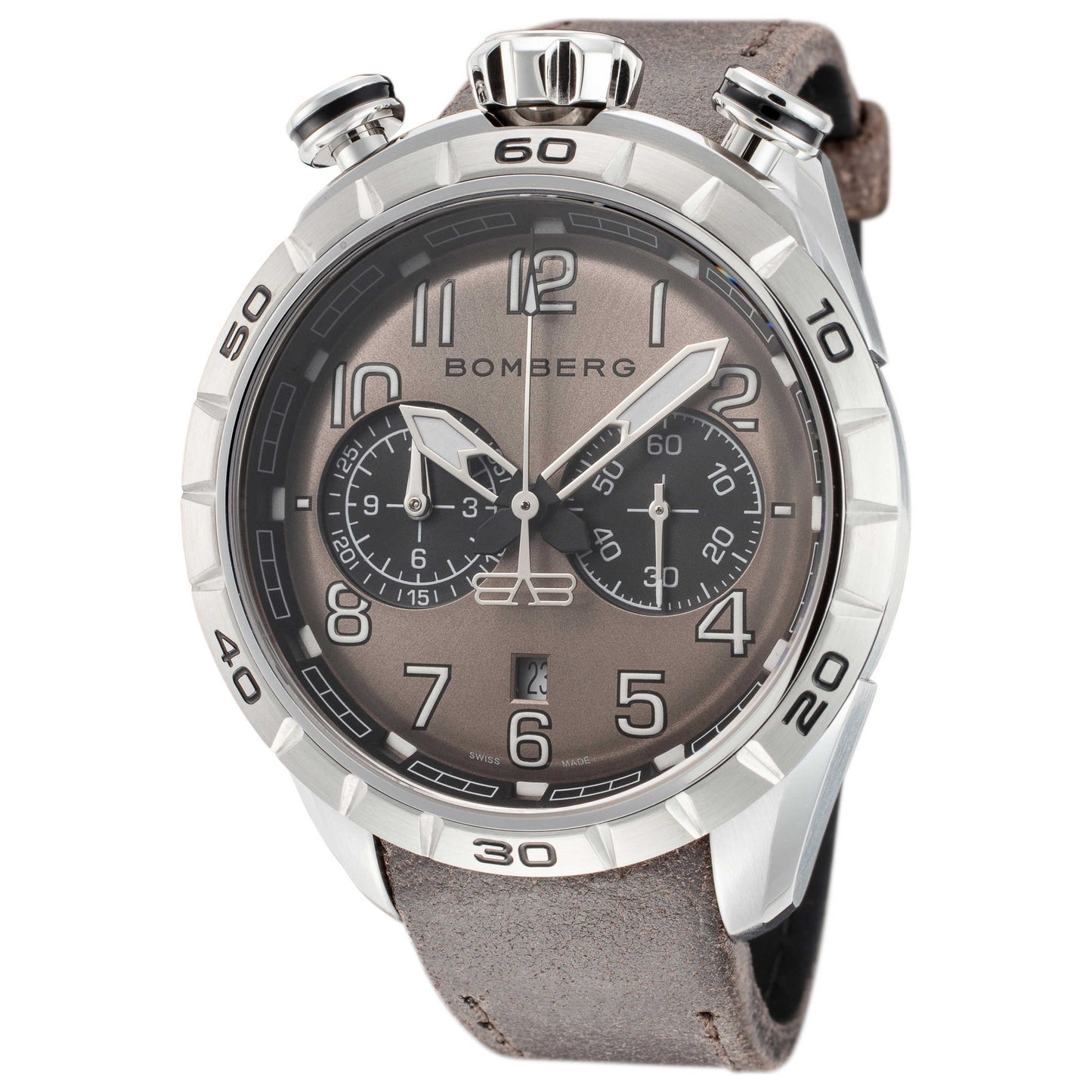 Front view of Bomberg BB-68 Racer Men's Quartz Watch NS44CHSS-206-9