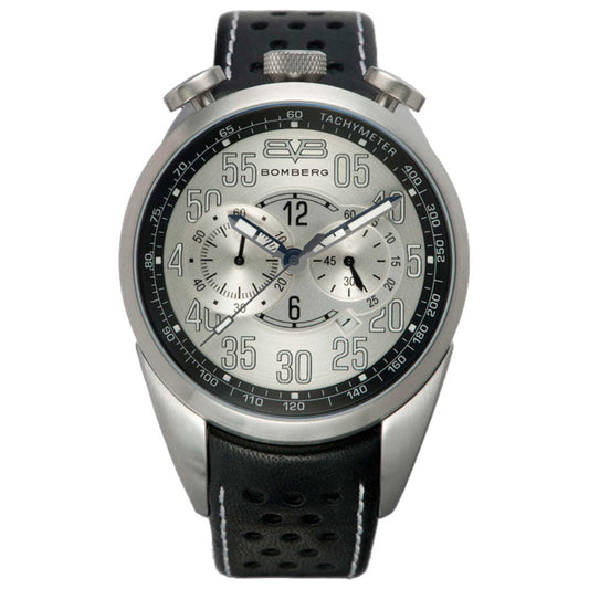 Front view of Bomberg 1968 Men's Quartz Watch NS44CHSS-SI0-2-LBA