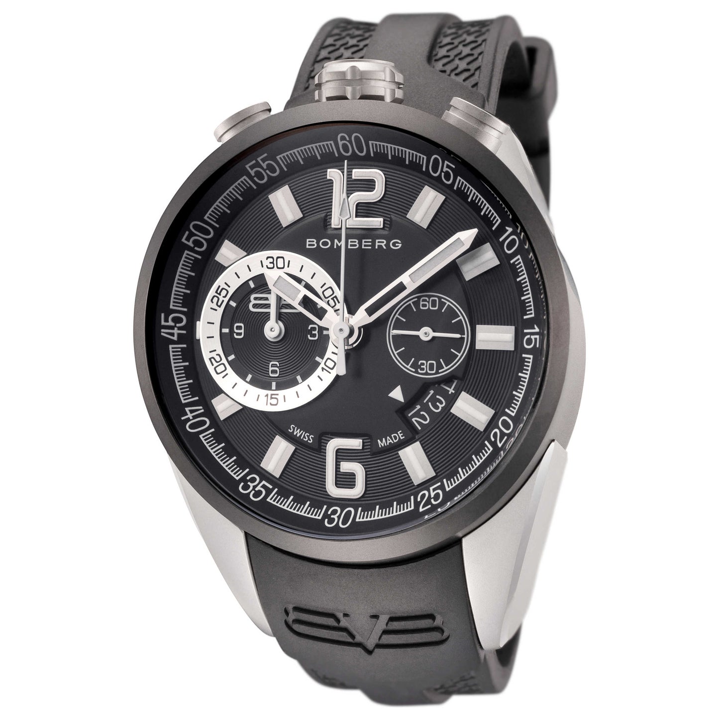 Front view of Bomberg Bolt-68 Men's Quartz Watch NS44CHTT-0079-2