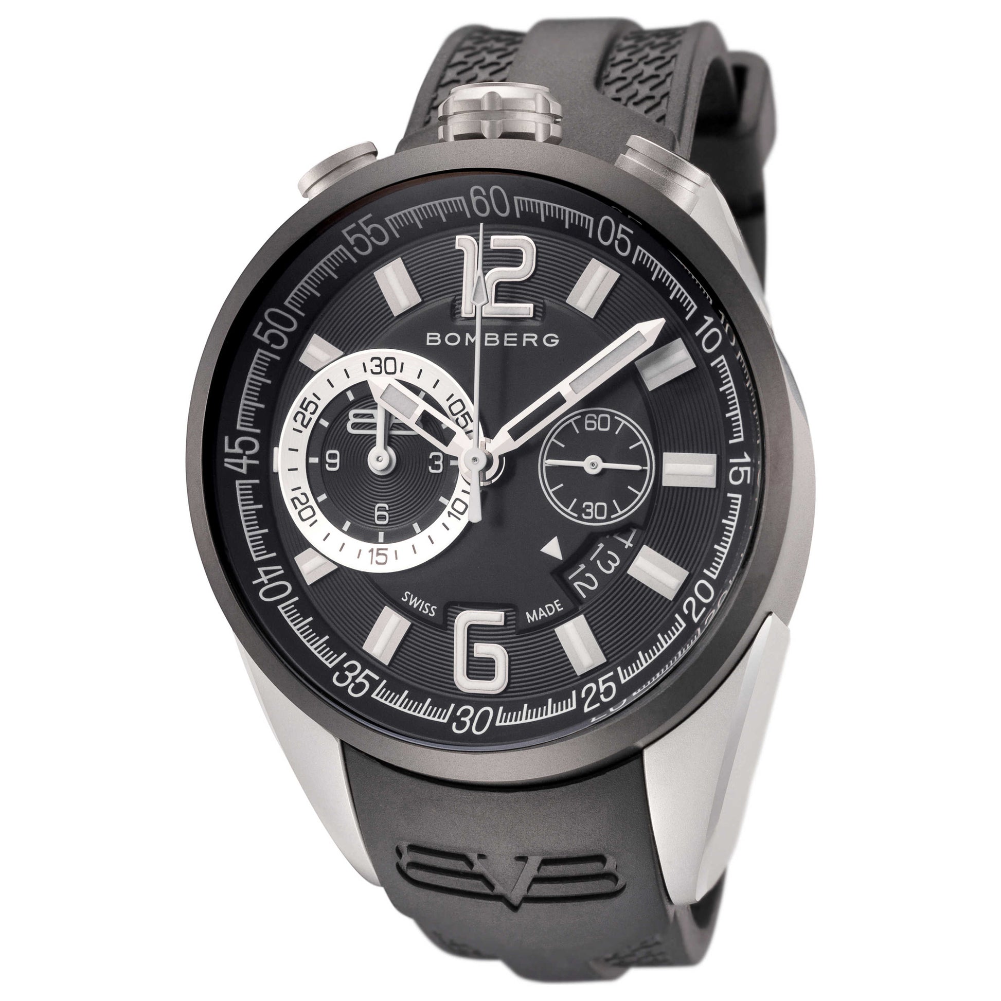 Front view of Bomberg Bolt-68 Men's Quartz Watch NS44CHTT-0079-2