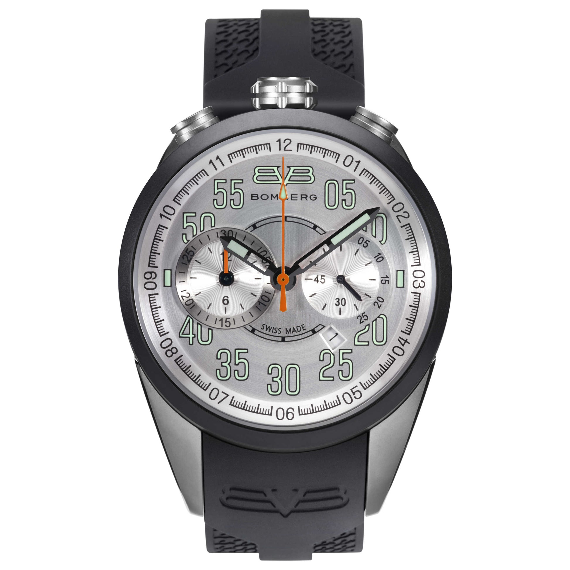 Front view of Bomberg Bolt-68 Men's Quartz Watch NS44CHTT-0080-2