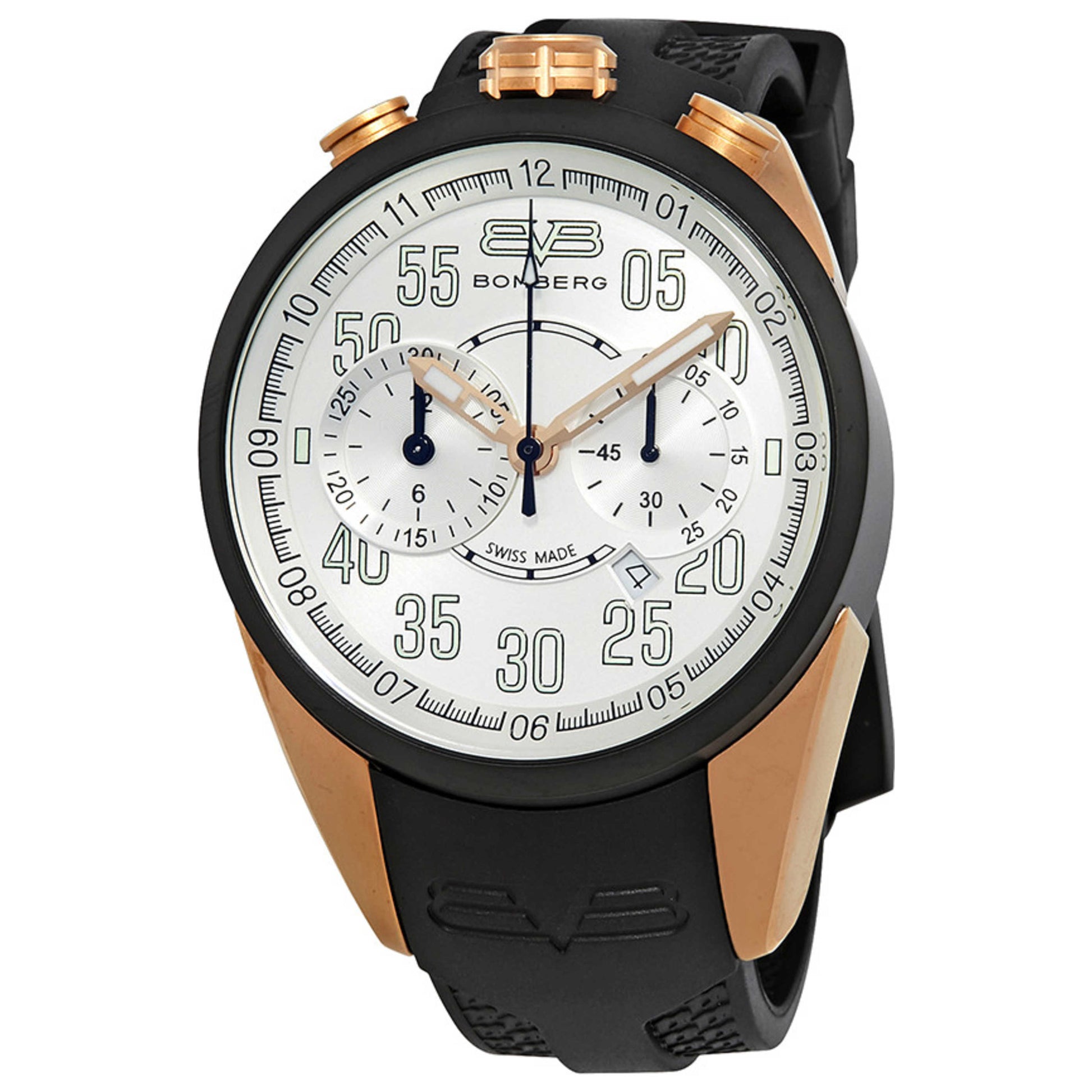 Front view of Bomberg 1968 Men's Quartz Watch NS44CHTT-0090-2