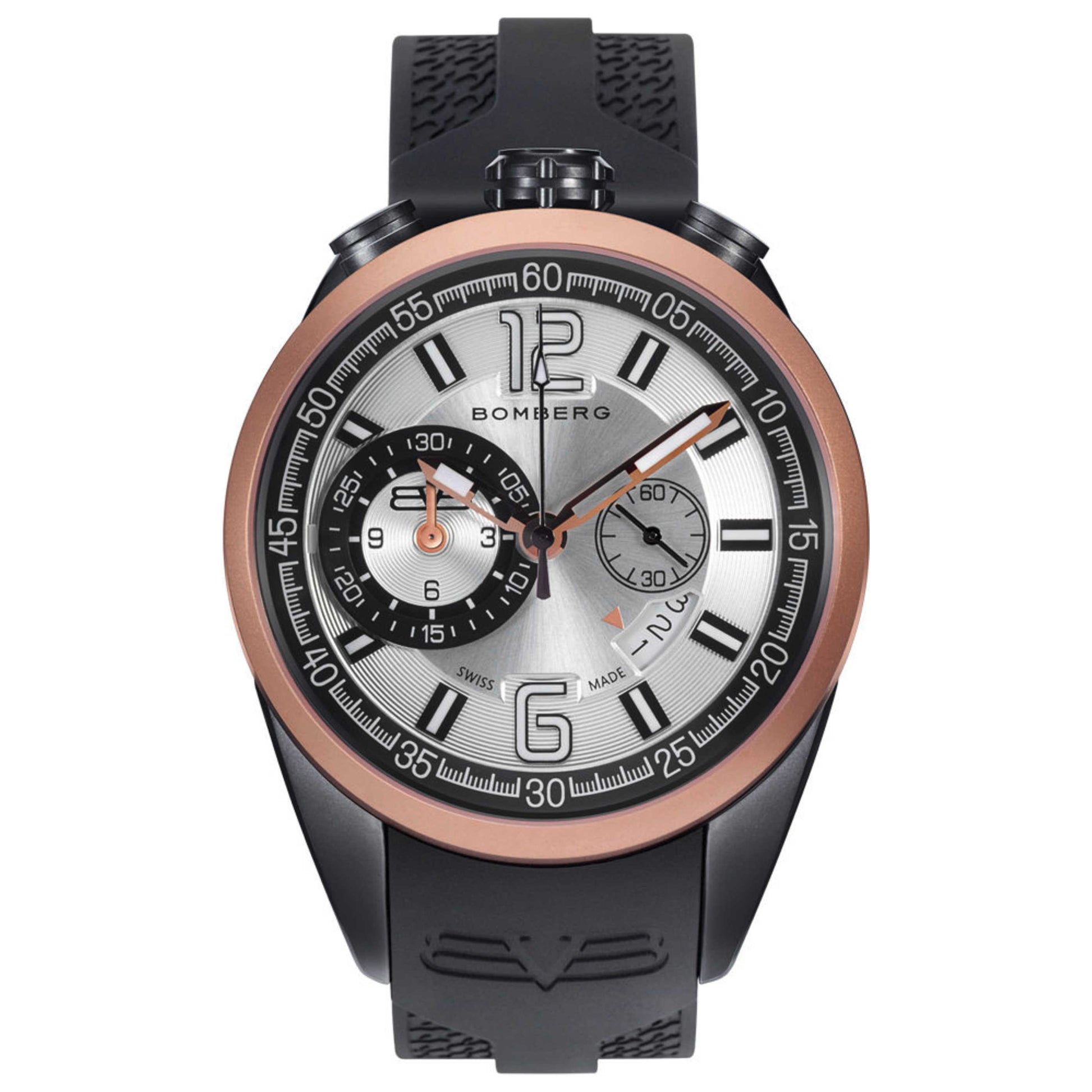 Front view of Bomberg 1968 Men's Quartz Watch NS44CHTT-0091-2