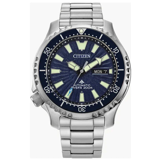 Front view of Citizen Promaster Dive Men's Automatic Watch NY0136-52L