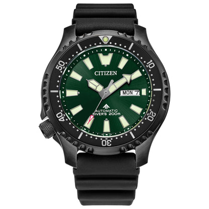Front view of Citizen Promaster Dive Men's Automatic Watch NY0155-07X