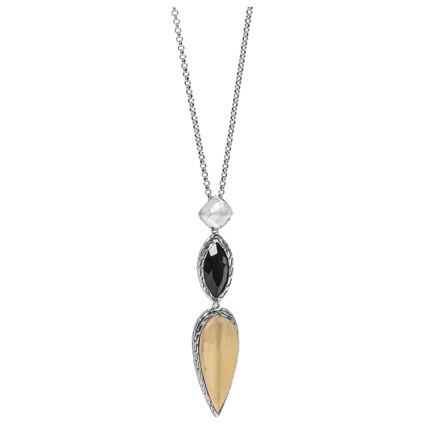 Front view of John Hardy Elegant Women's Necklace NZS905191BJX36-40