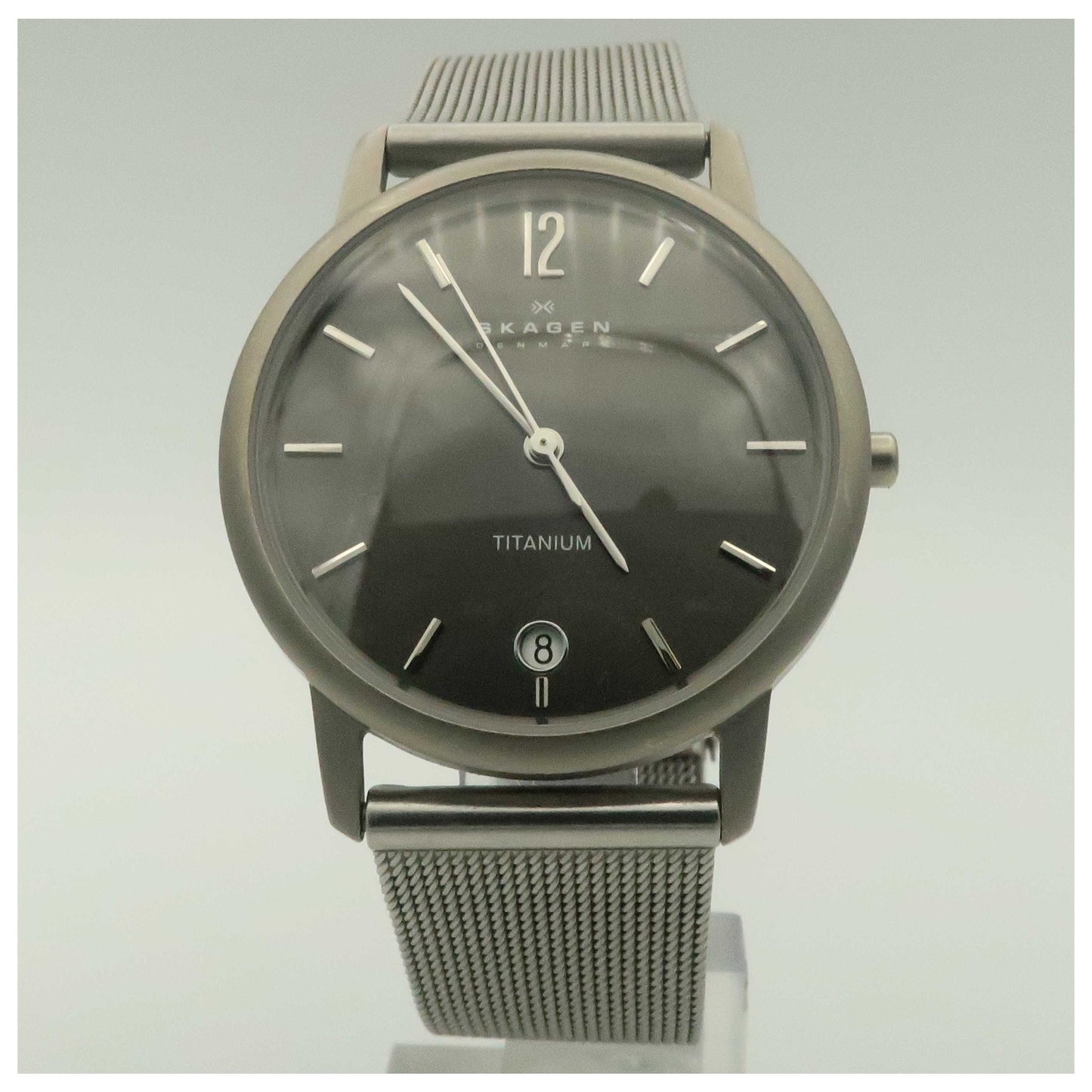Front view of Skagen Titanium Men's Quartz Watch O170LTTMM1-PO