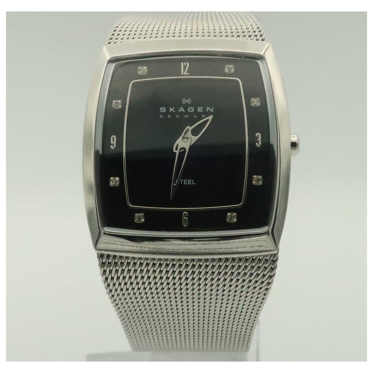 Front view of Skagen Mesh Women's Quartz Watch O380SSSB-PO