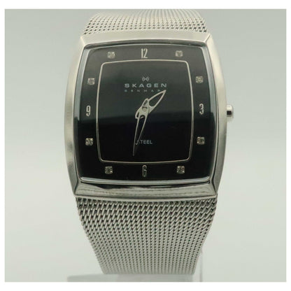 Front view of Skagen Mesh Women's Quartz Watch O380SSSB-PO