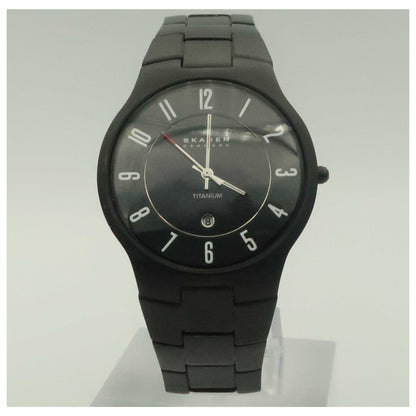 Front view of Skagen Titanium Men's Quartz Watch O572XLTMXB-SD