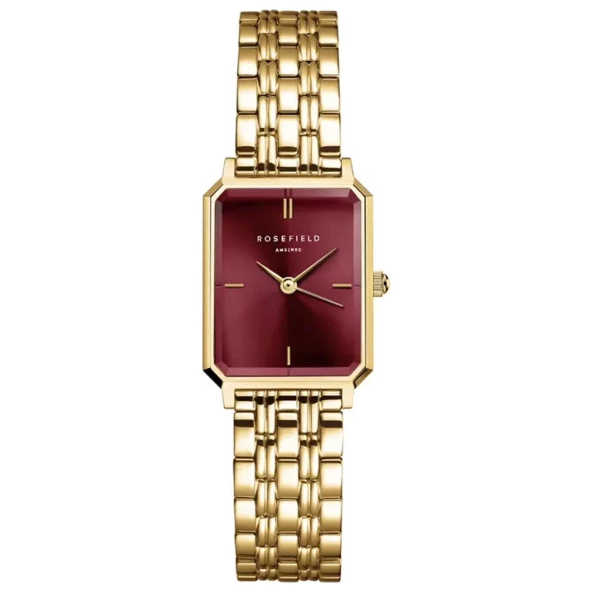Front view of Rosefield Octagon Women's Quartz Watch OBGSG-O83