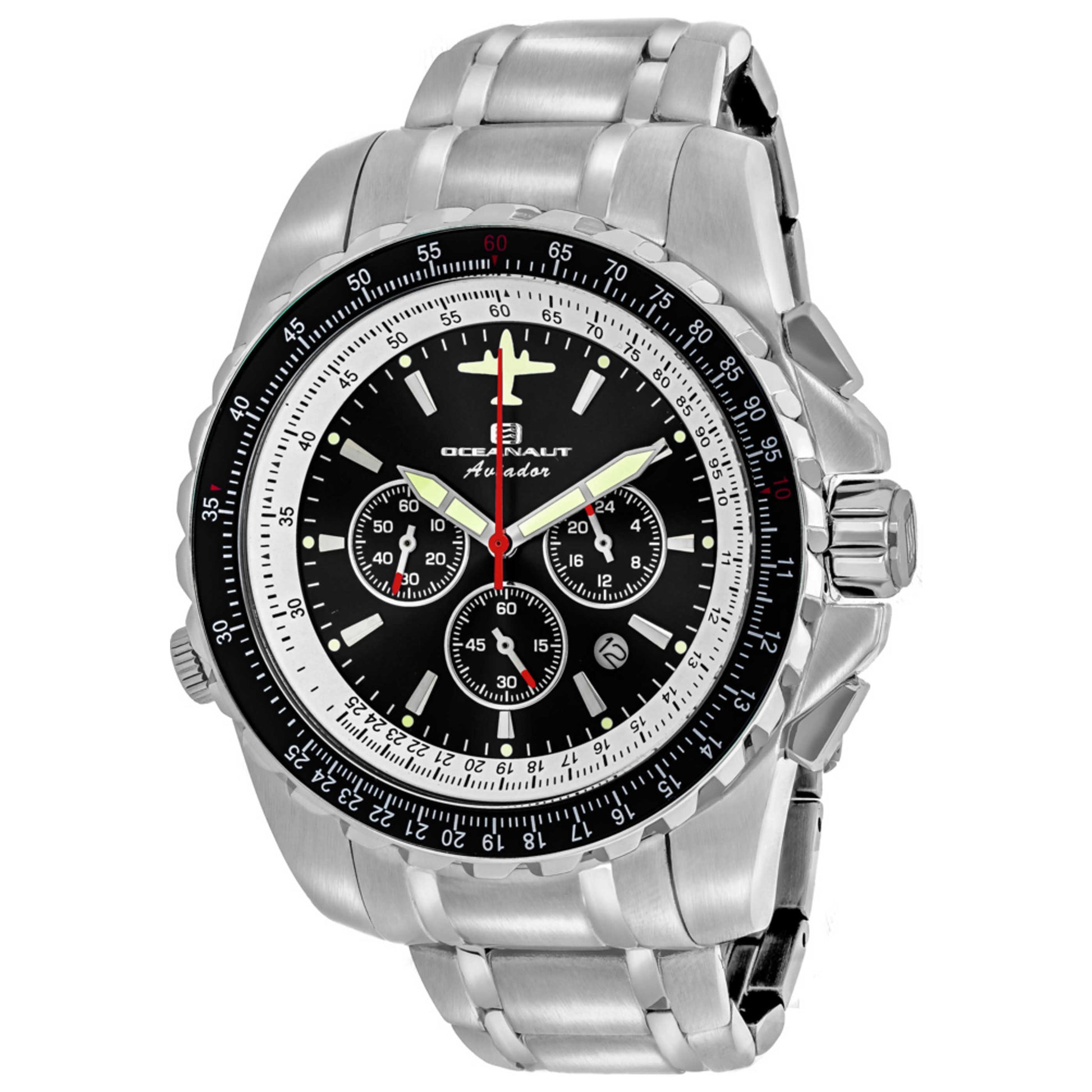 Front view of Oceanaut Aviador Pilot Men's Quartz Watch OC0111