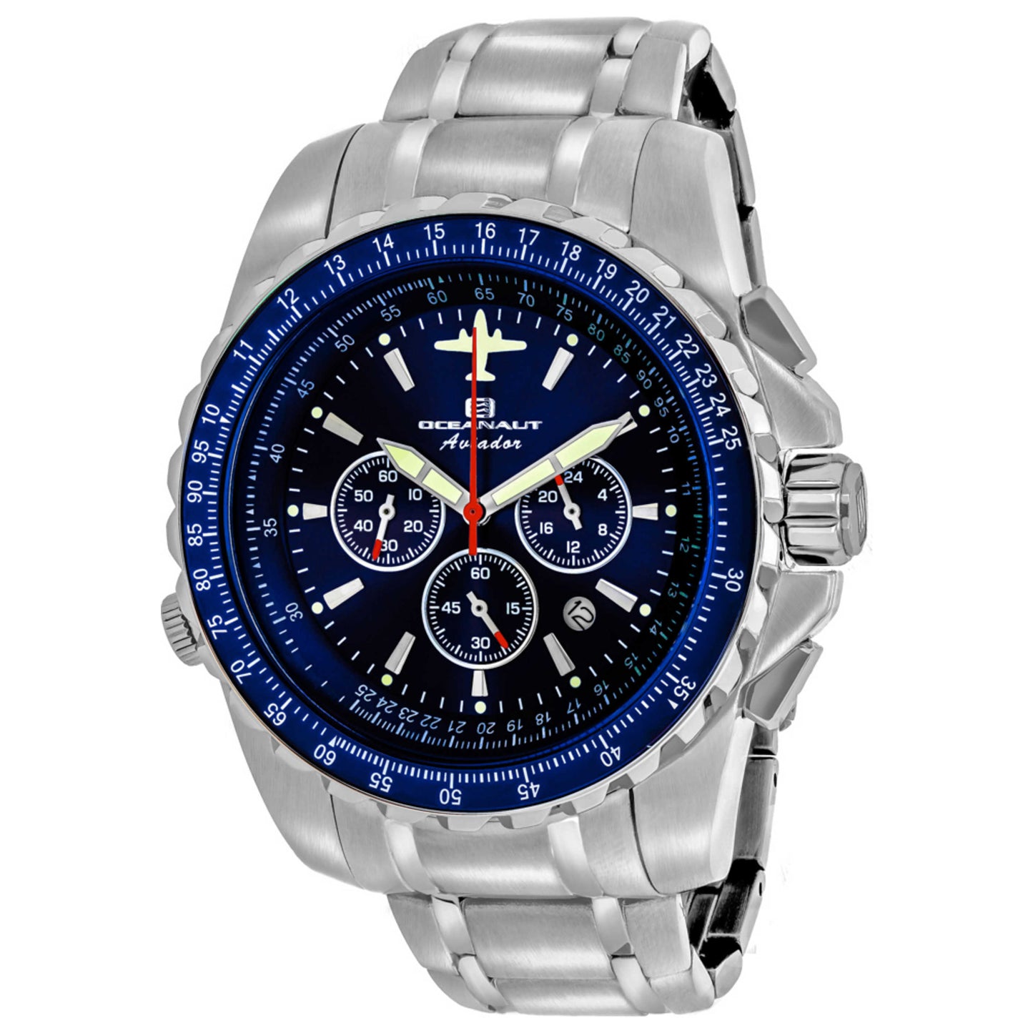 Front view of Oceanaut Aviador Pilot Men's Quartz Watch OC0114