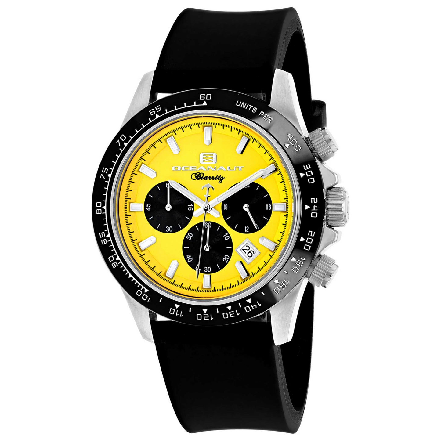 Front view of Oceanaut Biarritz Men's Quartz Watch OC6121RB