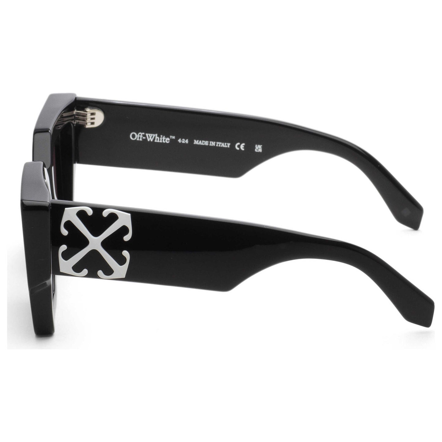Left view of Off-White Catalina Women's Sunglasses OERI128C99PLA0011007