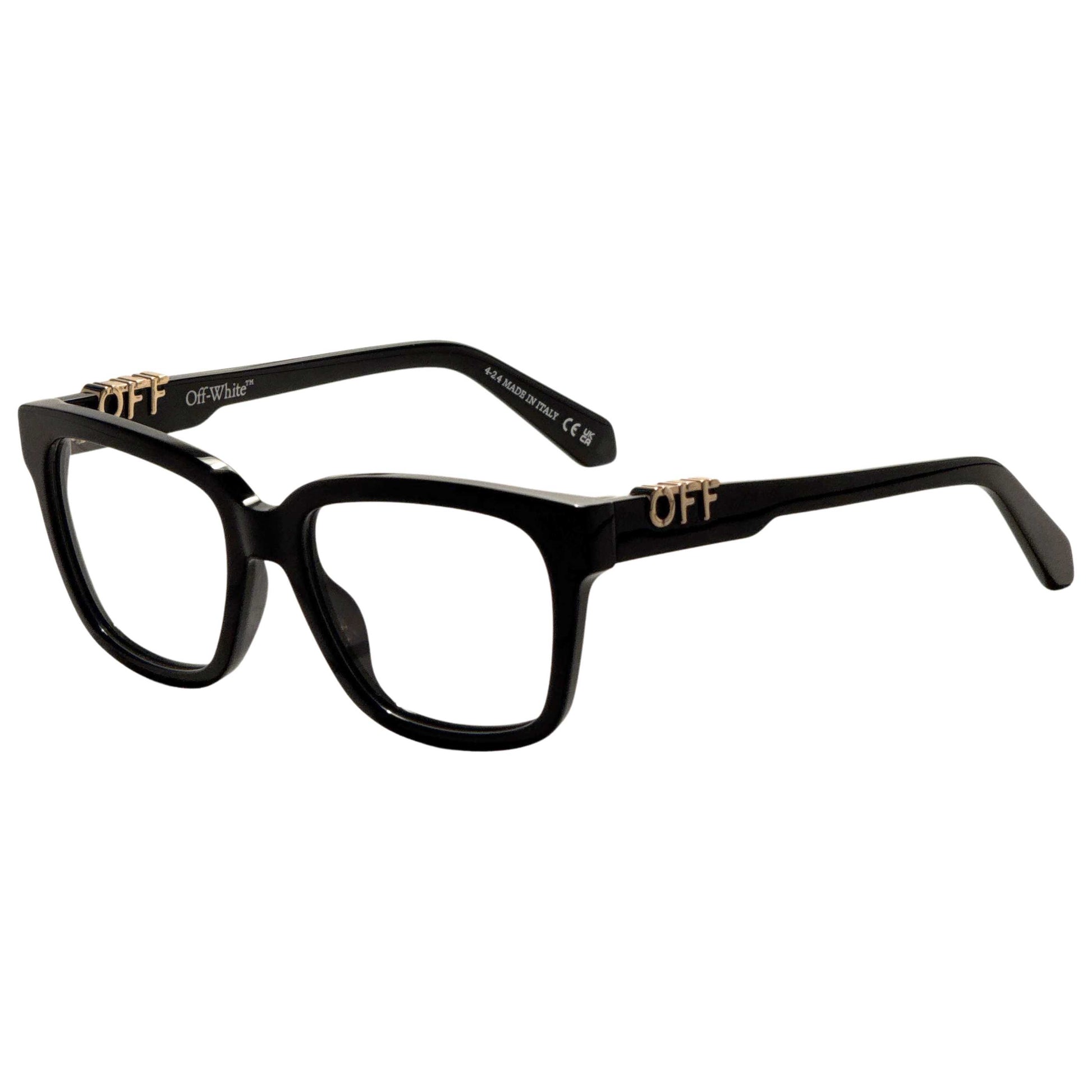 Front view of Off-White Unisex Opticals OERJ07CF24PLA0011000-53