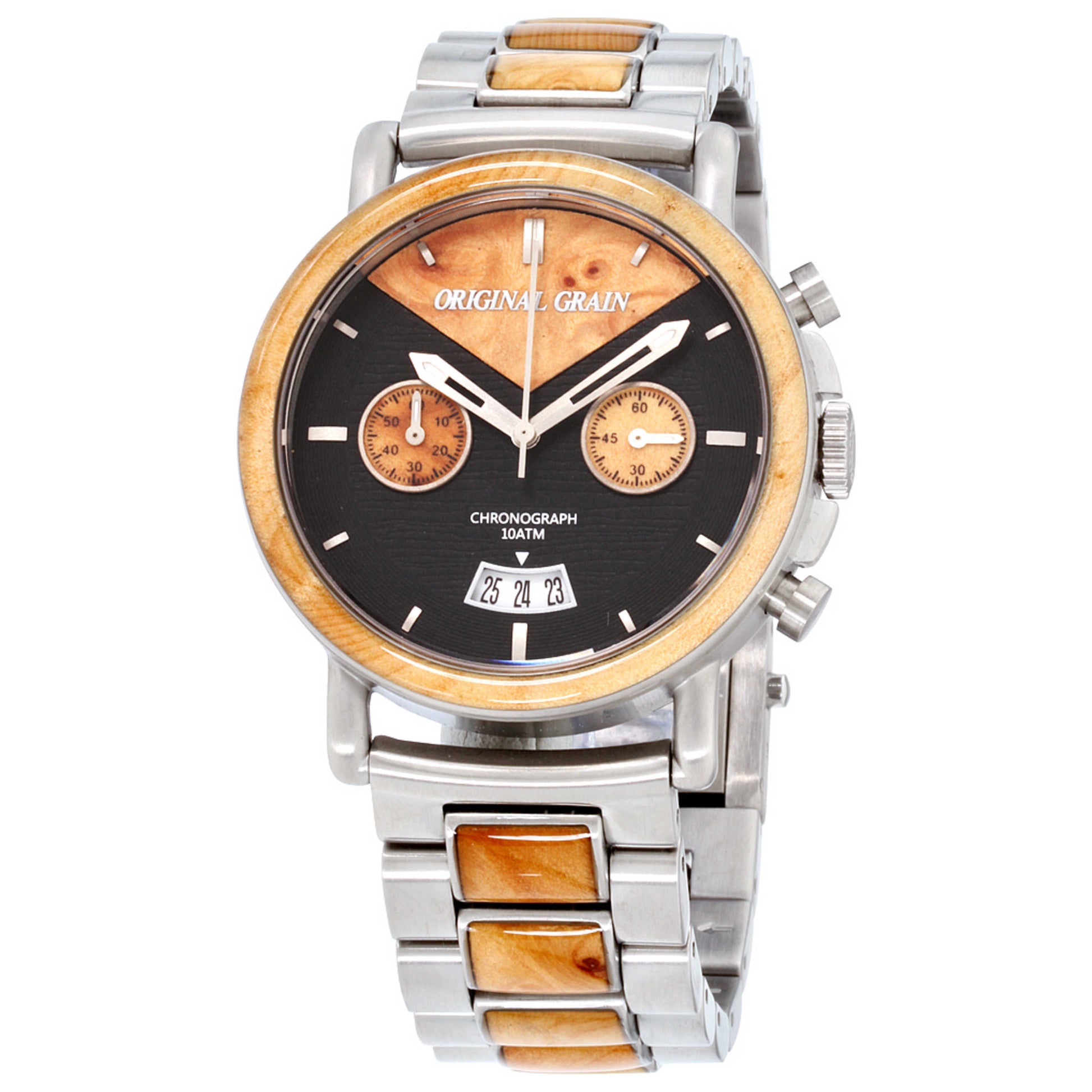 Front view of Original Grain The Marc Men's Quartz Watch OG-CH-BW-BS