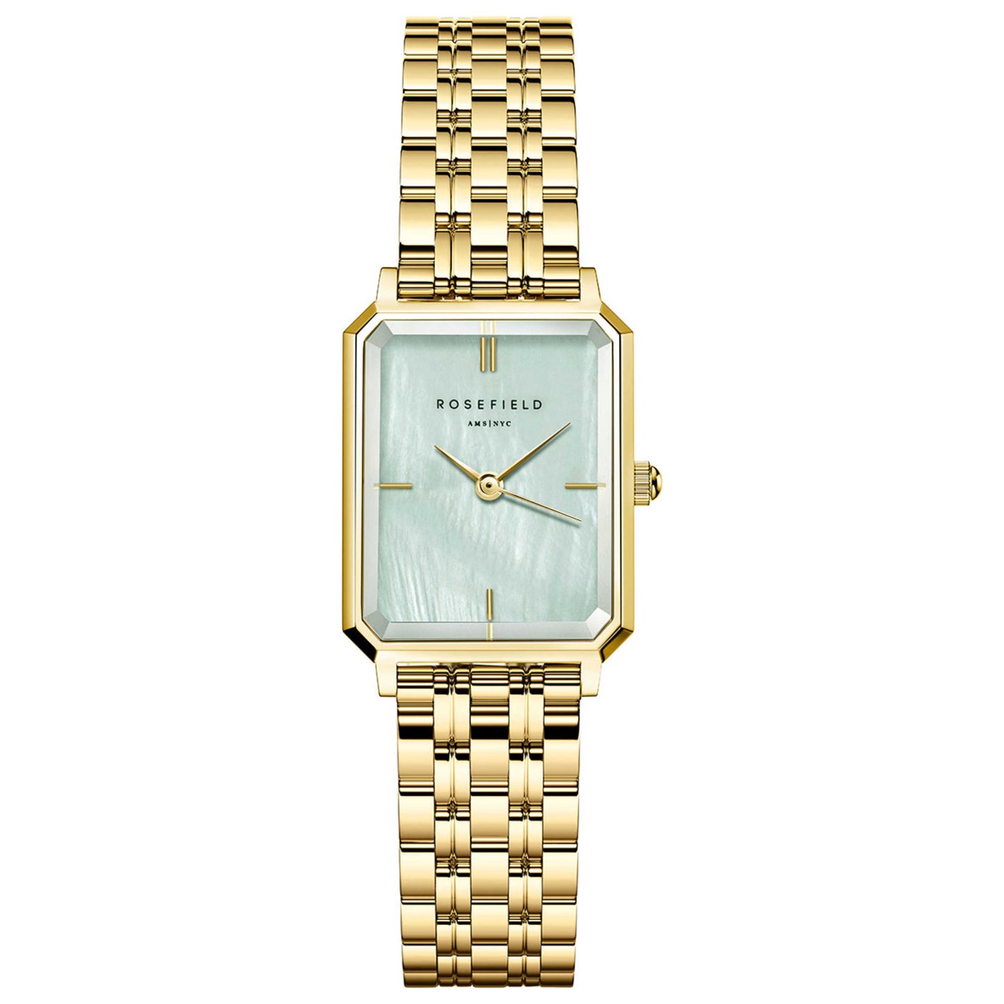 Front view of Rosefield Octagon Women's Quartz Watch OGGSG-O71