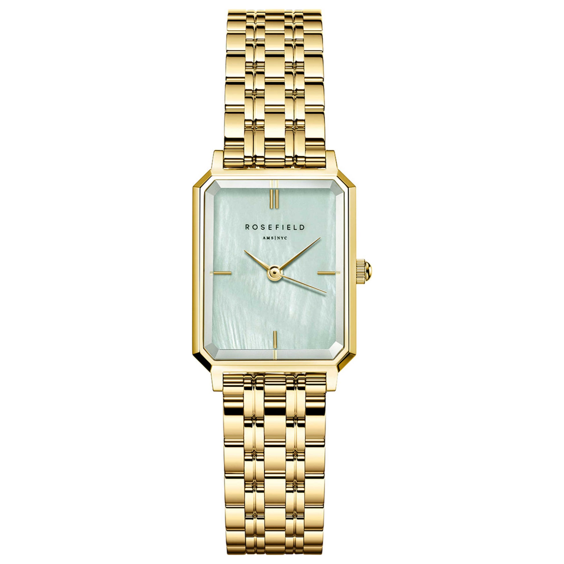 Front view of Rosefield Octagon Women's Quartz Watch OGGSG-O71