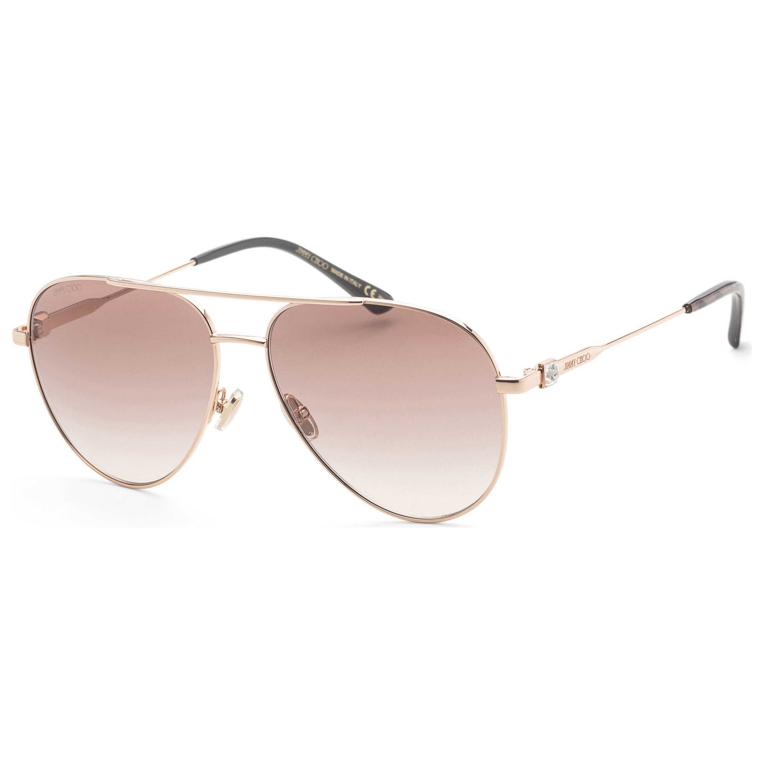 Front view of Jimmy Choo Olly Women's Sunglasses OLLYS-0DDB-HA