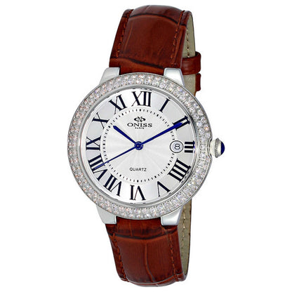 Front view of Oniss Women's Quartz Watch ON3322-LSV