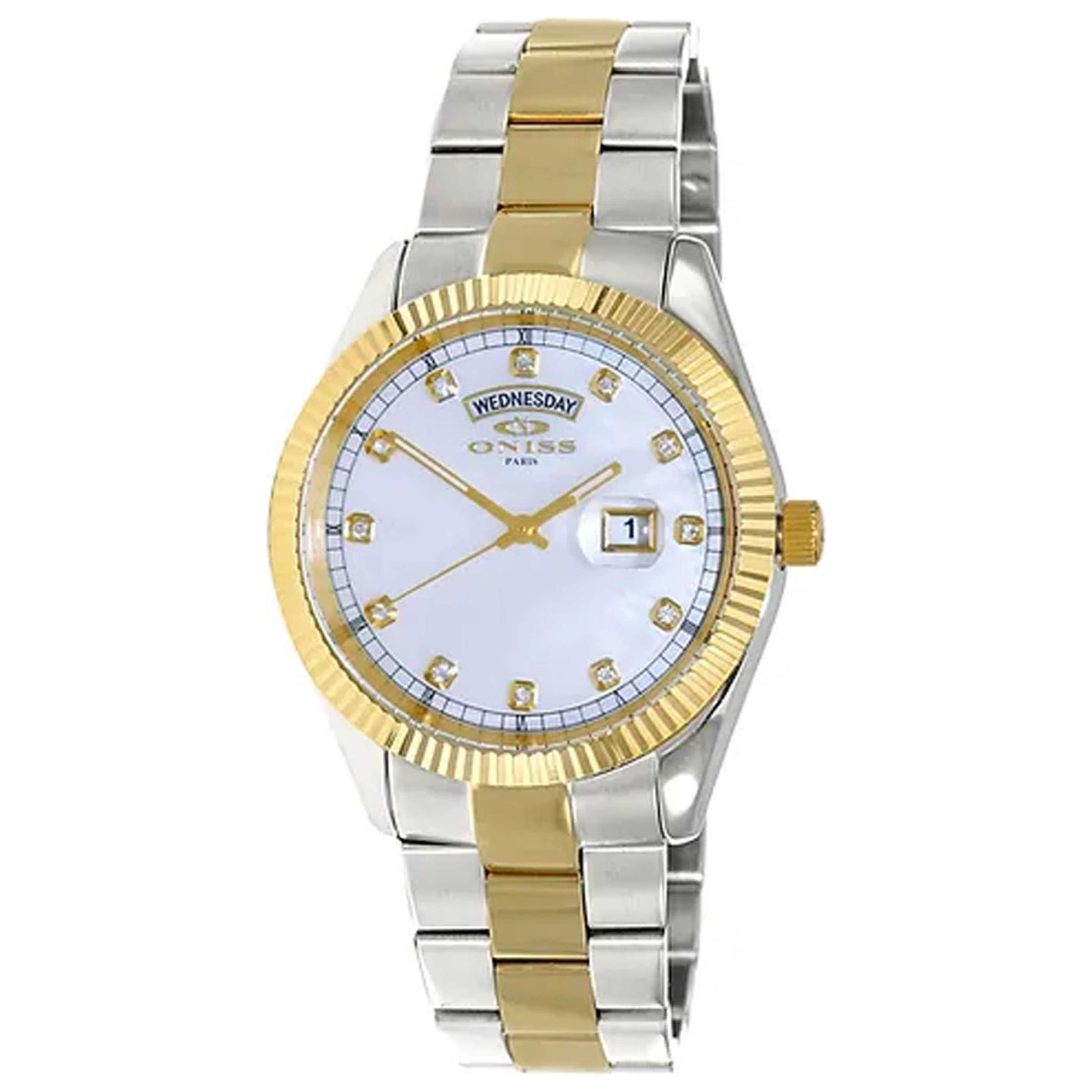 Front view of Oniss Men's Quartz Watch ON3881-2TWT