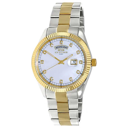 Front view of Oniss Men's Quartz Watch ON3881-2TWT
