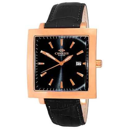 Front view of Oniss Men's Quartz Watch ON4444-MRGBK