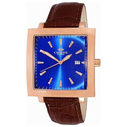 Front view of Oniss Men's Quartz Watch ON4444-MRGBU