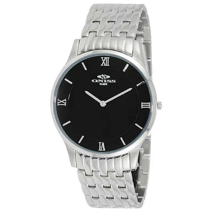 Front view of Oniss Men's Quartz Watch ON5562-MBK