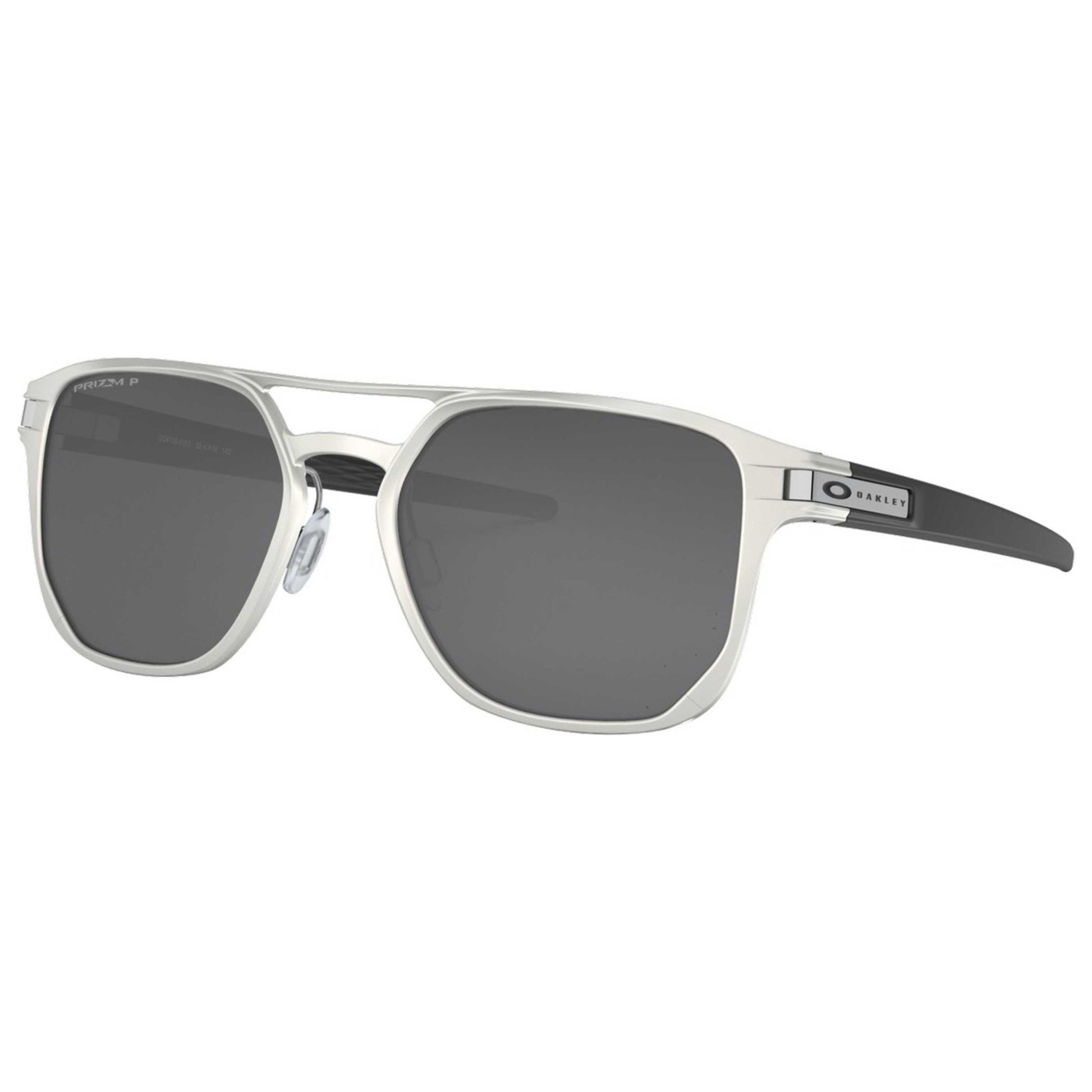 Front view of Oakley Latch Alpha Men's Sunglasses OO4128-01-53